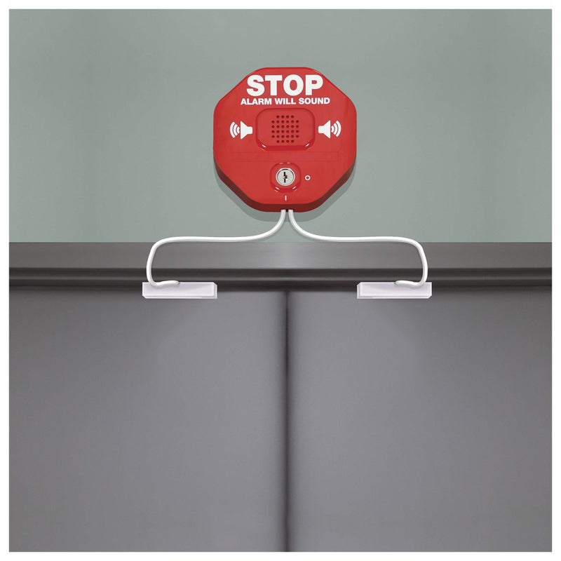 STI Safety Technology International, Inc. STI-6402 105 dB Exit StopperÂ® Multifunction Door Alarm for Double Doors with on/off Switch and 9 Volt Battery - Image 2